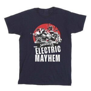 The Muppets Mens Mayhem Cotton T-Shirt / Navy Blue